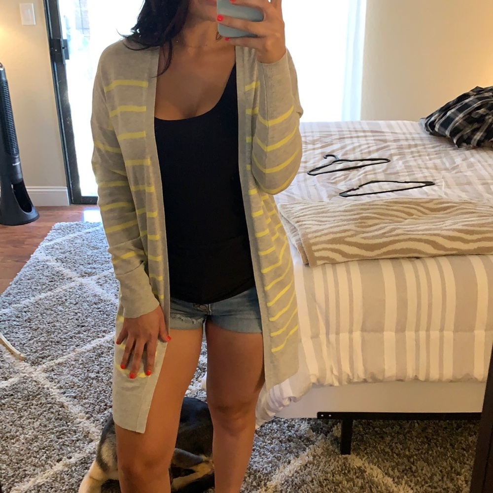 Striped cardigan